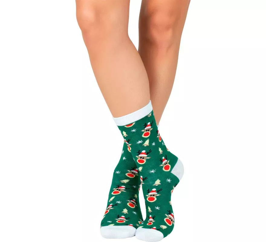 Translation missing: pt-PT.Calcetines Navideños Elfo en números del 22 al 48