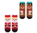 Calcetines Navideños Papá Noel y Reno en modelos surtidos adulto