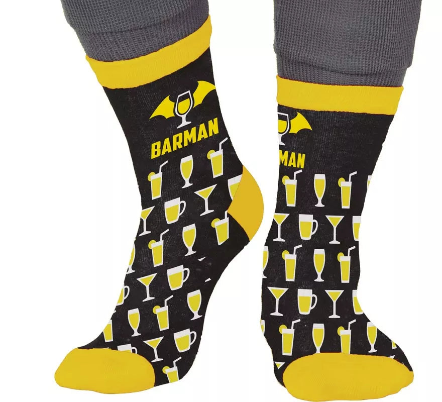 Translation missing: pt-PT.Calcetines negros Barman para adultos