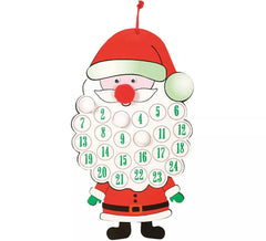 Calendário do Advento do Papai Noel 34 cm
