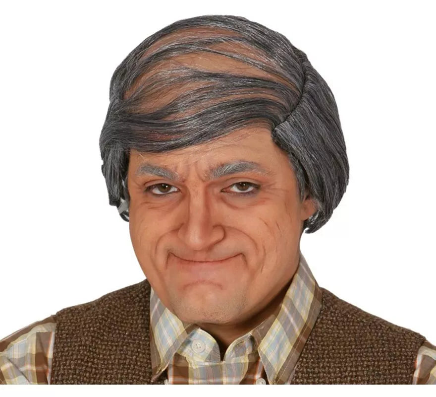 Calva con pelo de abuelo o viejo