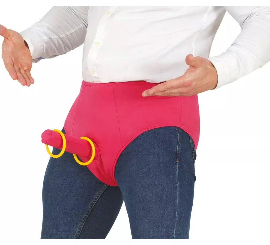 Translation missing: pt-PT.Calzoncillos rosa con aros para Juegos Atrevidos
