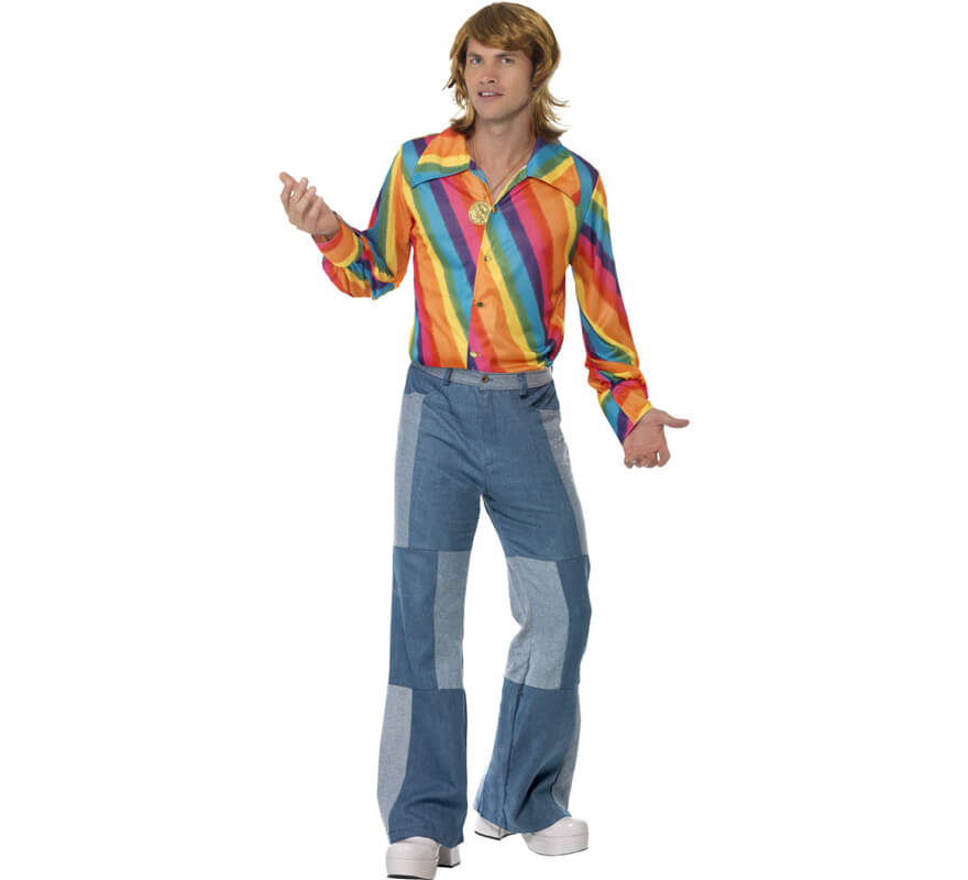 Translation missing: pt-PT.Camisa Arco Iris de los 70 para hombre