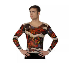 Camisa do tatuagem do dragão