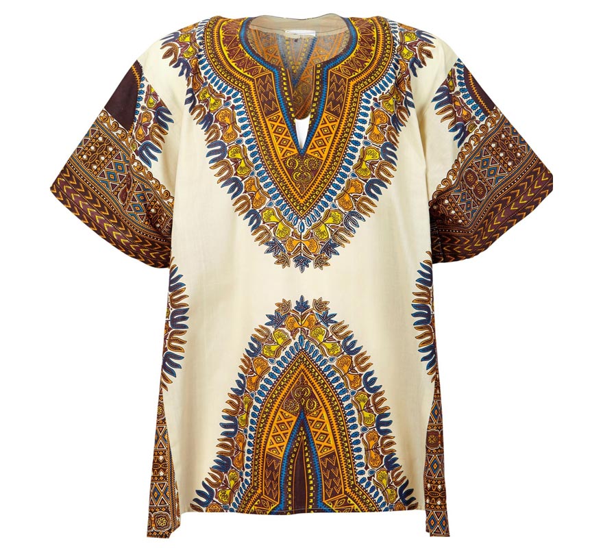 Translation missing: pt-PT.Camisa de Estampado Africano adulto