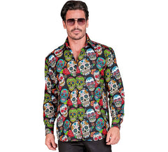 Camiseta Dia dos Mortos para Homens