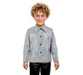 Camisa Disco Bling plateado para niño