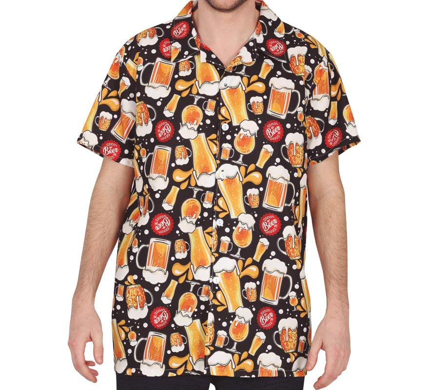 Translation missing: pt-PT.Camisa estampado de Cerveza adulto