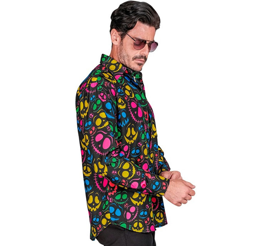 Translation missing: pt-PT.Camisa Fantasmas neón para hombre