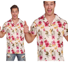 Camisa de flores havaiana para homens
