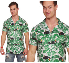 Camisa Hawaiian Palm Tree para homem