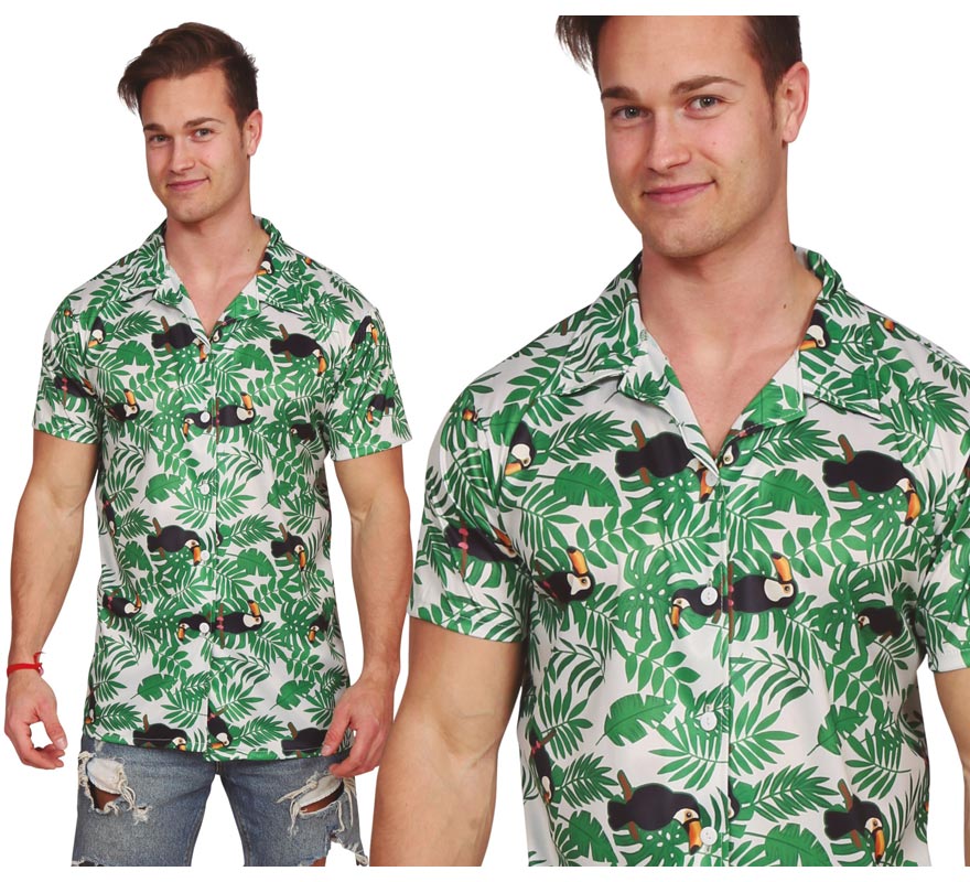 Translation missing: pt-PT.Camisa Hawaiana de Palmeras para hombre