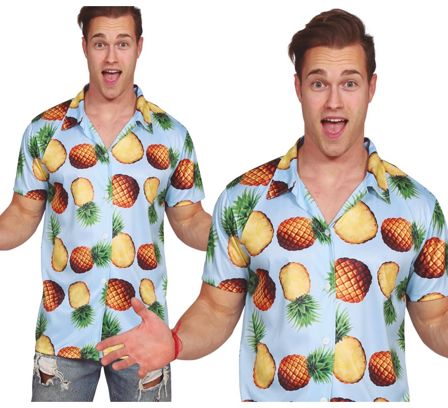 Translation missing: pt-PT.Camisa Hawaiana de Piñas para hombre