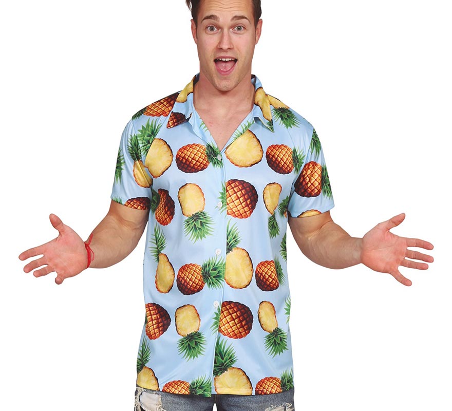 Translation missing: pt-PT.Camisa Hawaiana de Piñas para hombre