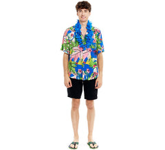Camisa havaiana tropical para homem