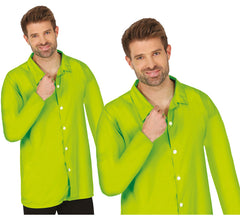 Camisa adulto verde neon
