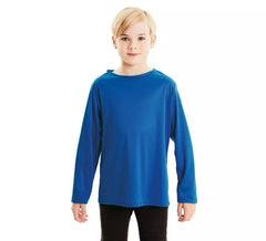 Camiseta azul infantil