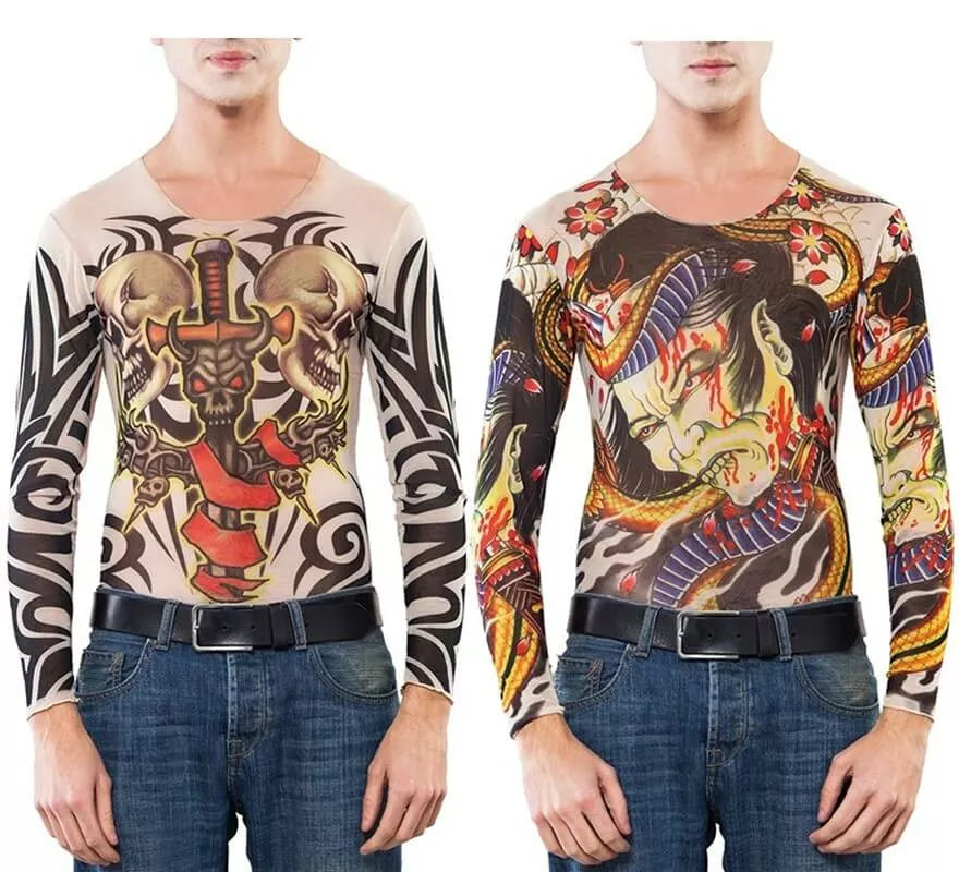 Camiseta con Tatuajes 2 modelos surtidos
