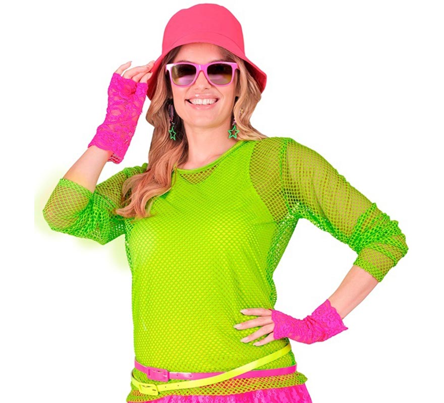 Translation missing: pt-PT.Camiseta de Tirantes verde neón para mujer