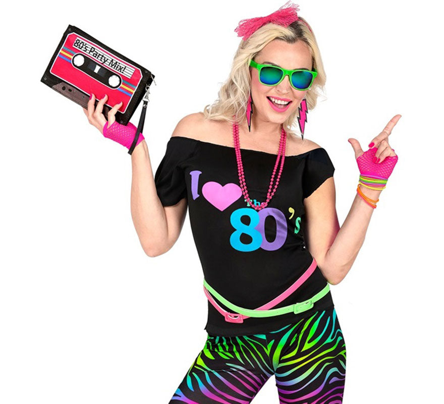Translation missing: pt-PT.Camiseta Disco Años 80 para mujer