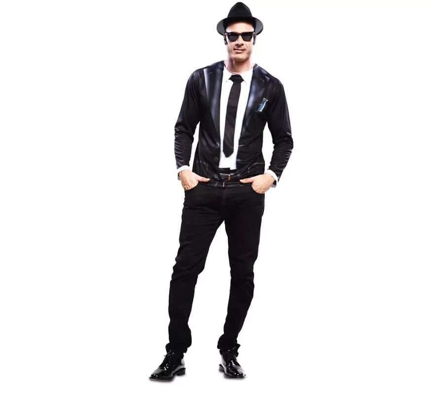 Translation missing: pt-PT.Camiseta disfraz Bluesman para hombre