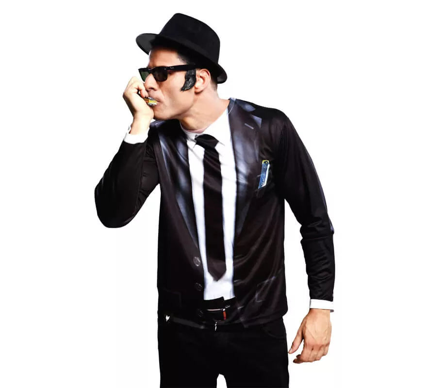 Translation missing: pt-PT.Camiseta disfraz Bluesman para hombre