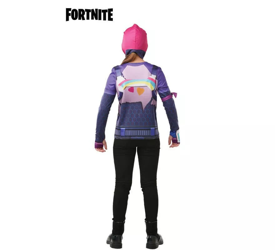 Translation missing: pt-PT.Camiseta Disfraz con Capucha Brite Bomber Fortnite para niña y adolescente
