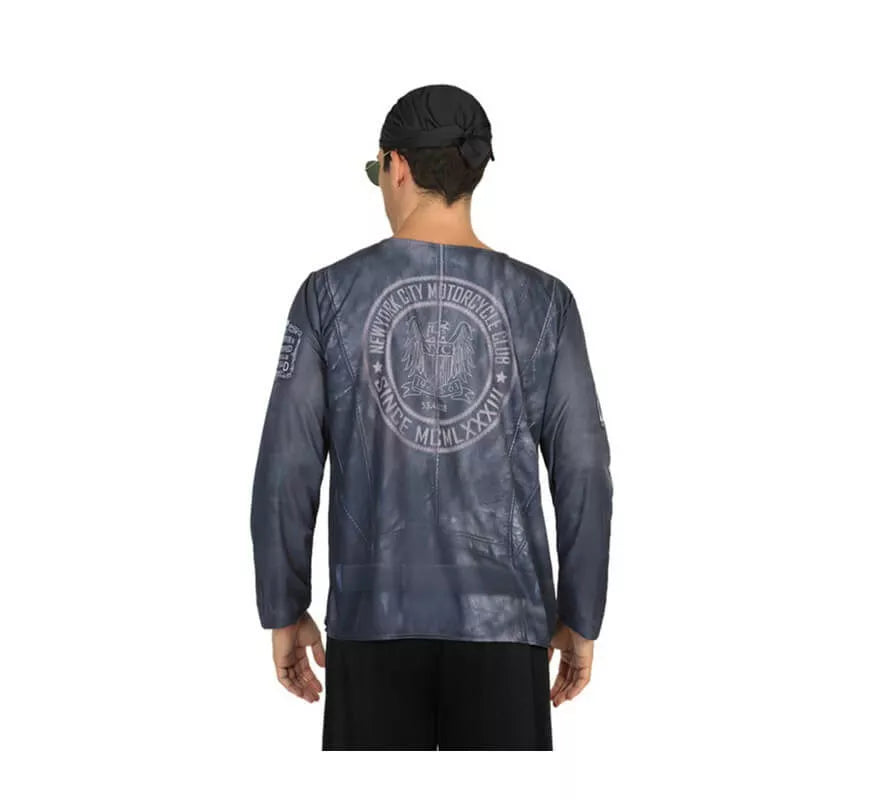 Translation missing: pt-PT.Camiseta disfraz de Motero para hombre