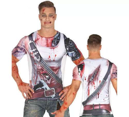 Camiseta Disfraz de Robot