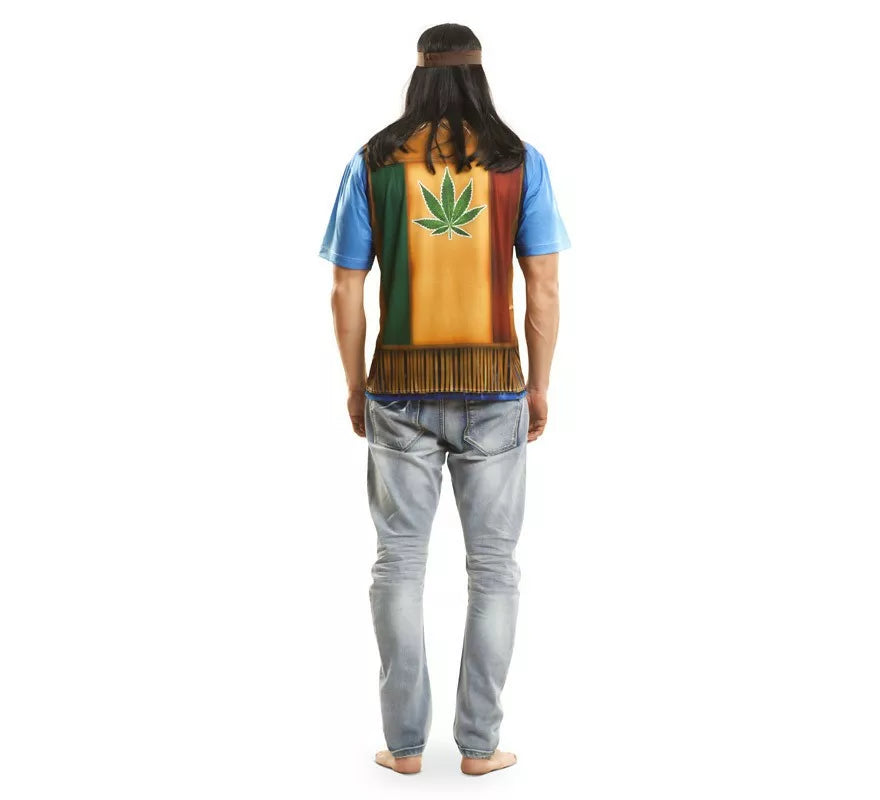 Translation missing: pt-PT.Camiseta disfraz hippie para hombre