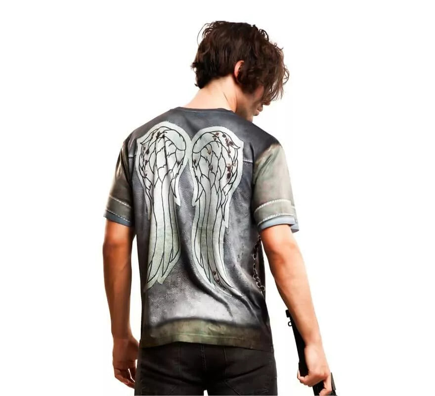 Camiseta disfraz Motorbiker para hombre