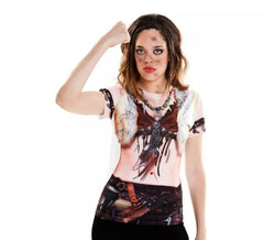 Viking Girl traje t-shirt para as mulheres