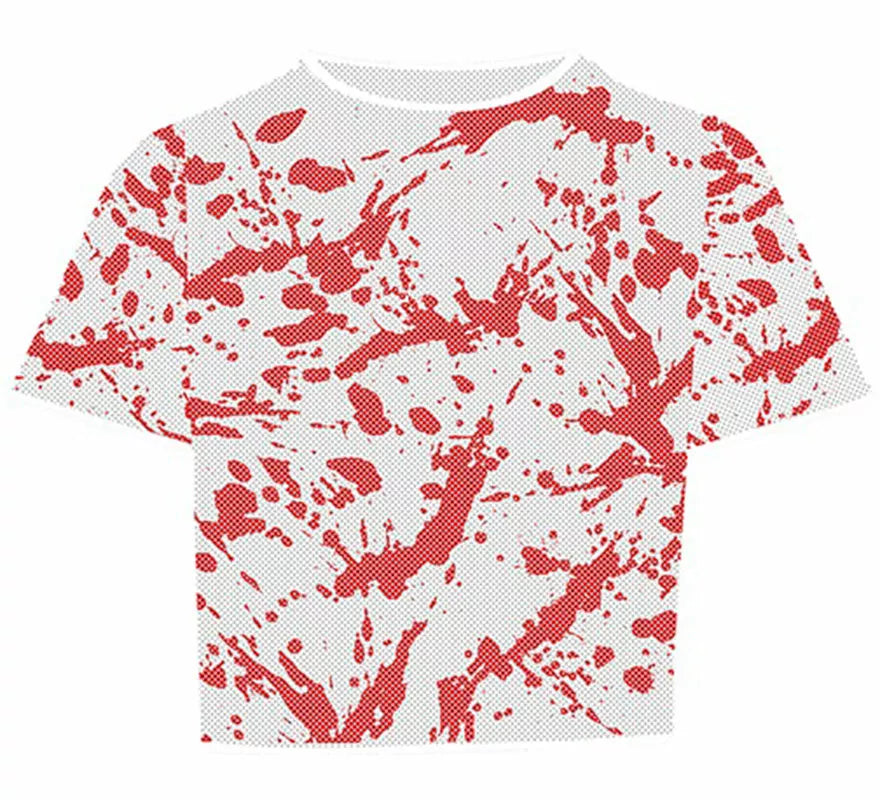 Translation missing: pt-PT.Camiseta Rejilla Ensangrentada para mujer