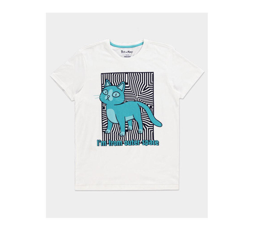 Translation missing: pt-PT.Camiseta Rick &amp; Morty Gato Espacial