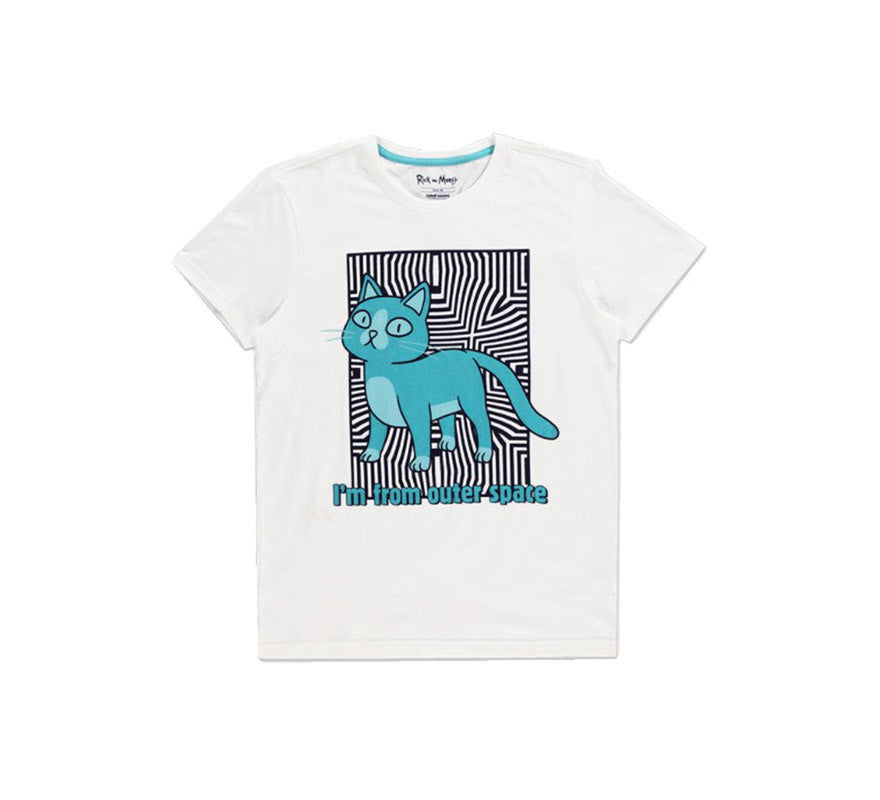 Translation missing: pt-PT.Camiseta Rick &amp; Morty Gato Espacial