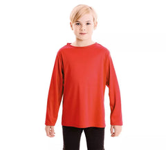 Camiseta vermelha infantil