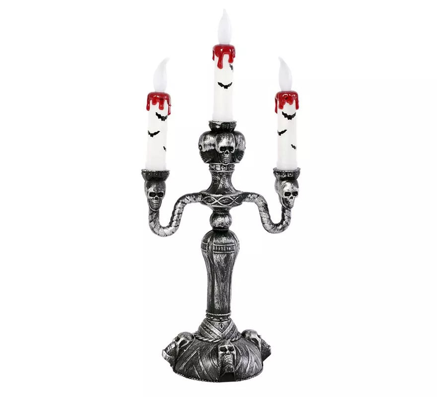 Translation missing: pt-PT.Candelabro Calaveras con luz de 385x12x17 cm