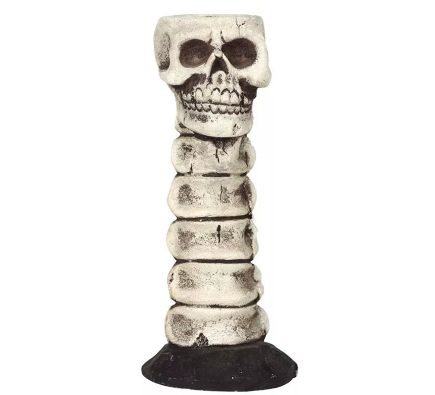 Translation missing: pt-PT.Candelabro con Calavera de 17 cm
