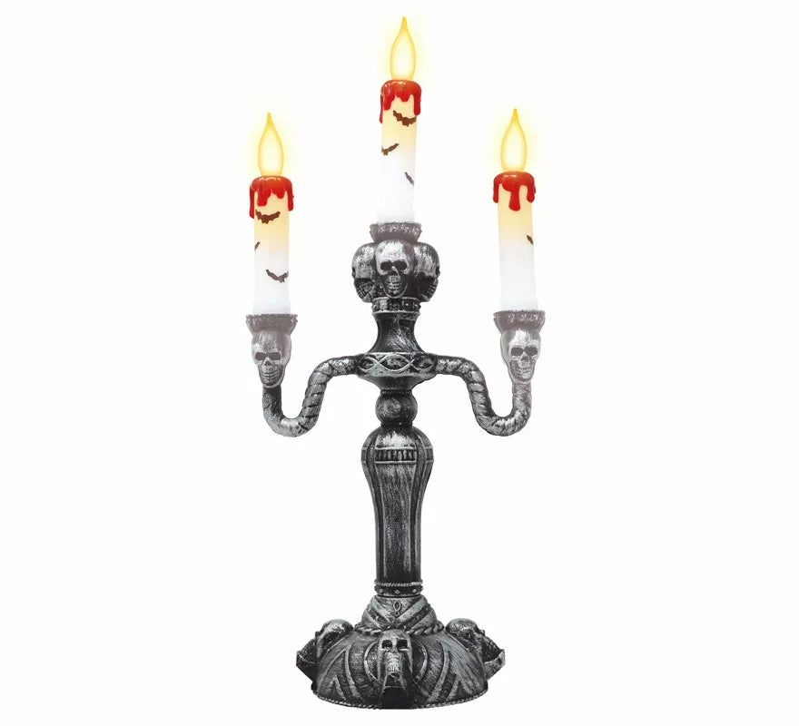 Translation missing: pt-PT.Candelabro de 3 Velas con Luz de 40 cm