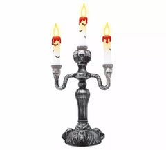 Castiçal com 3 Velas com Luz de 40 cm