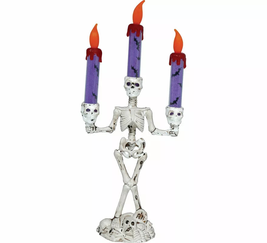 Translation missing: pt-PT.Candelabro Esqueleto con Luz de 35 cm