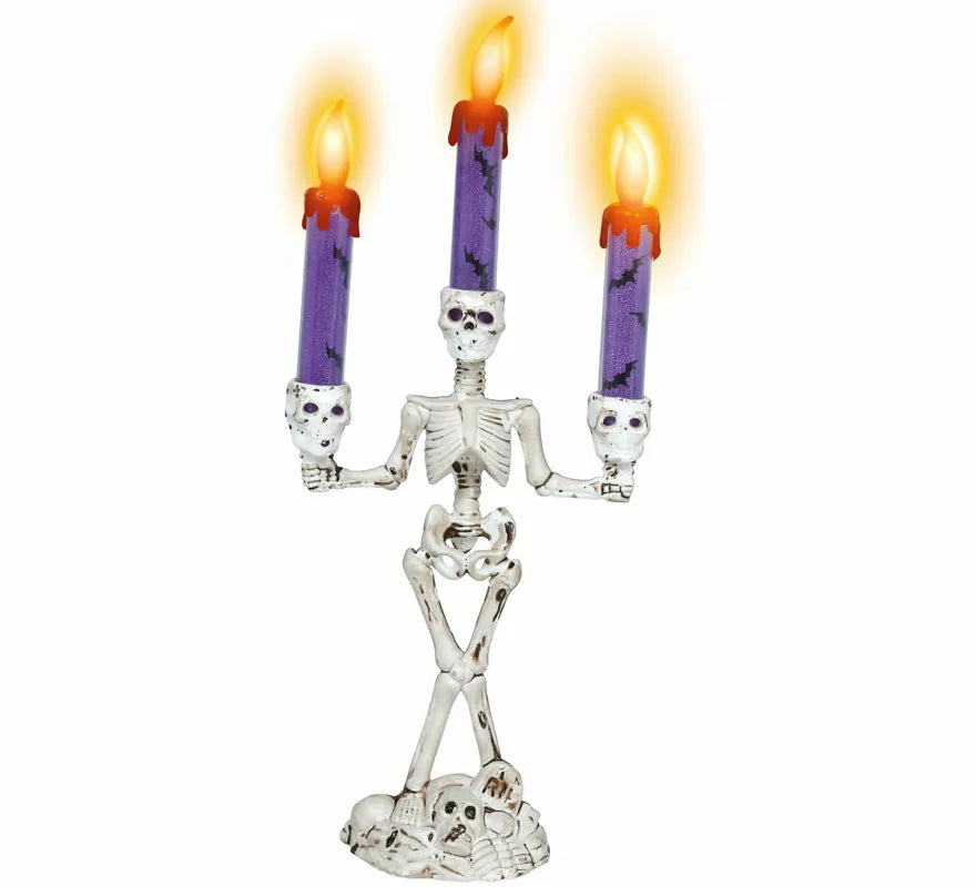 Translation missing: pt-PT.Candelabro Esqueleto con Luz de 35 cm