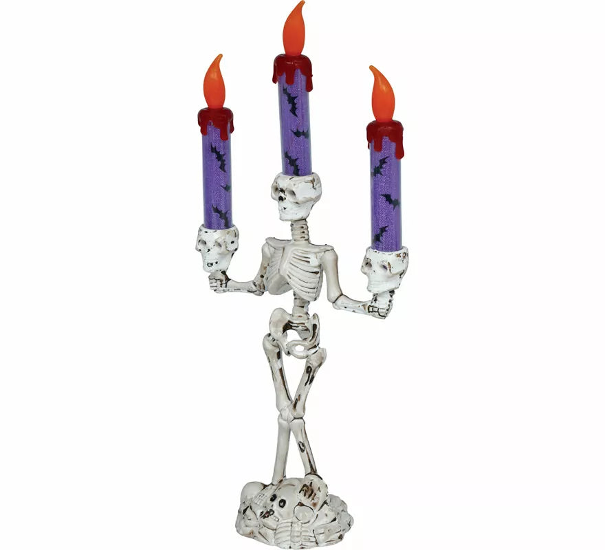 Translation missing: pt-PT.Candelabro Esqueleto con Luz de 35 cm
