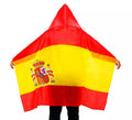 Capa Bandera de España con Capucha de 150x90 cm