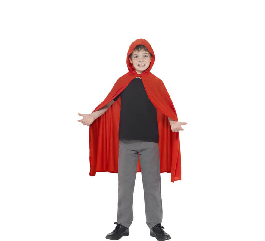 Translation missing: pt-PT.Capa con capucha Roja para niños