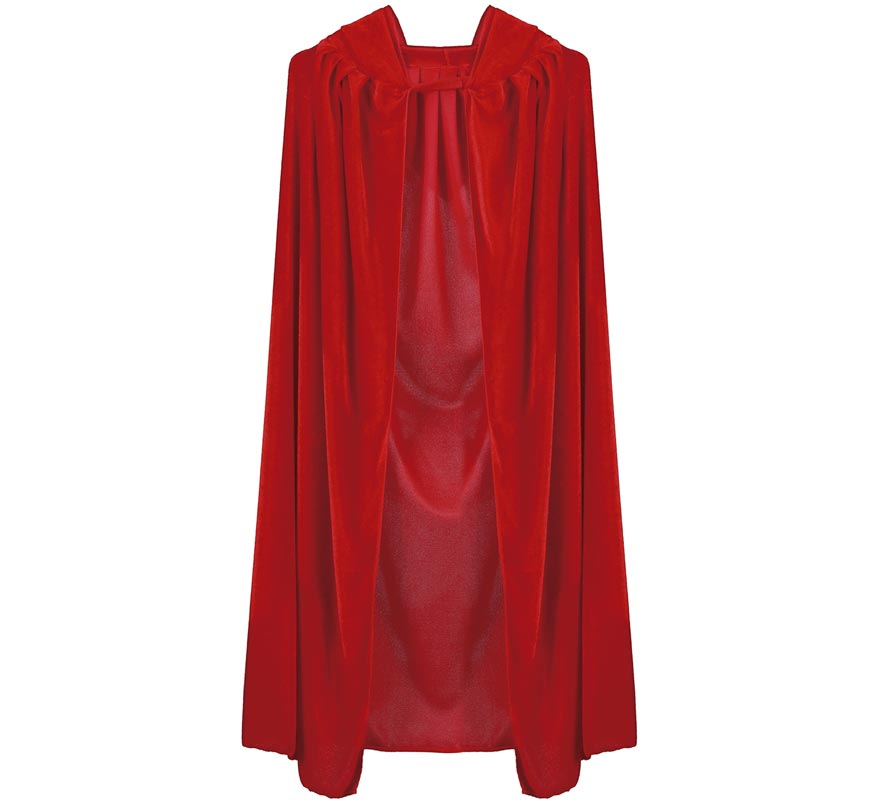Translation missing: pt-PT.Capa con Capucha Roja Terciopelo para niños 100 cm