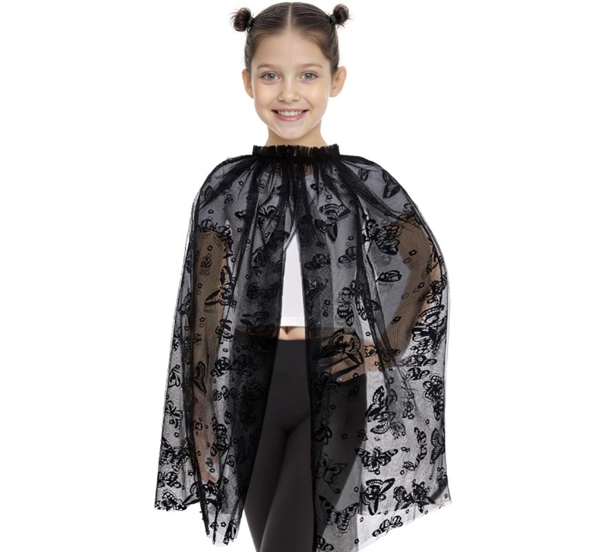 Capa de Encaje Mariposa Infantil