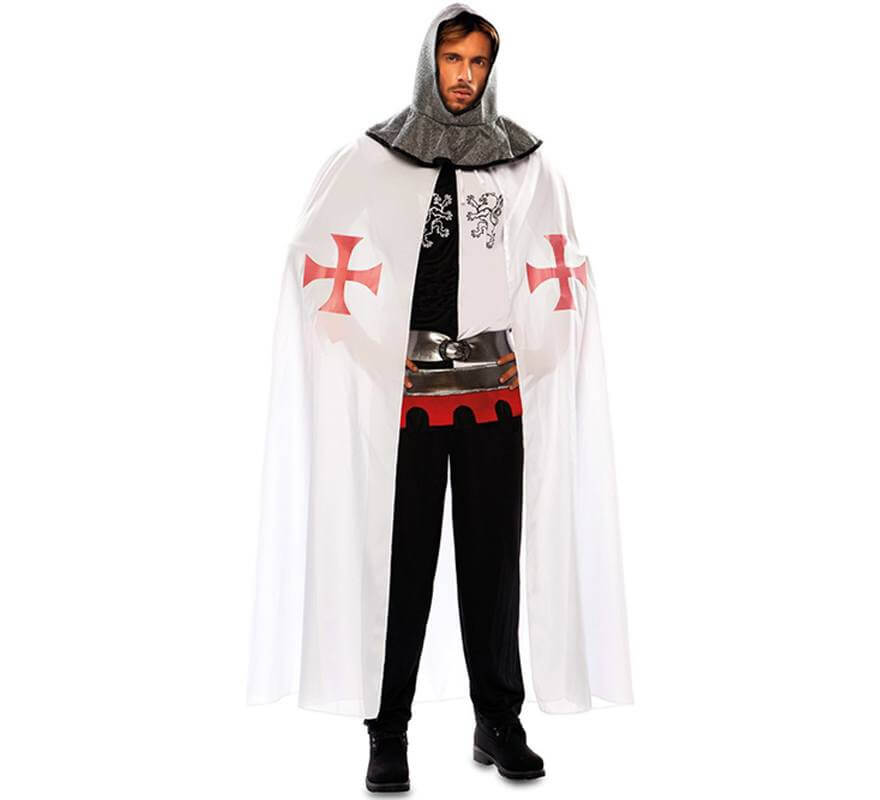 Translation missing: pt-PT.Capa de Templario Medieval Blanca para hombre