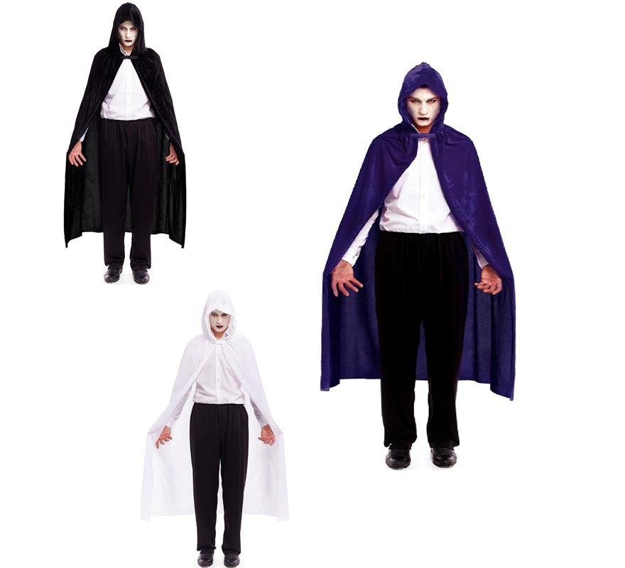 Translation missing: pt-PT.Capa de Terciopelo con Capucha de 140 cm en varios colores