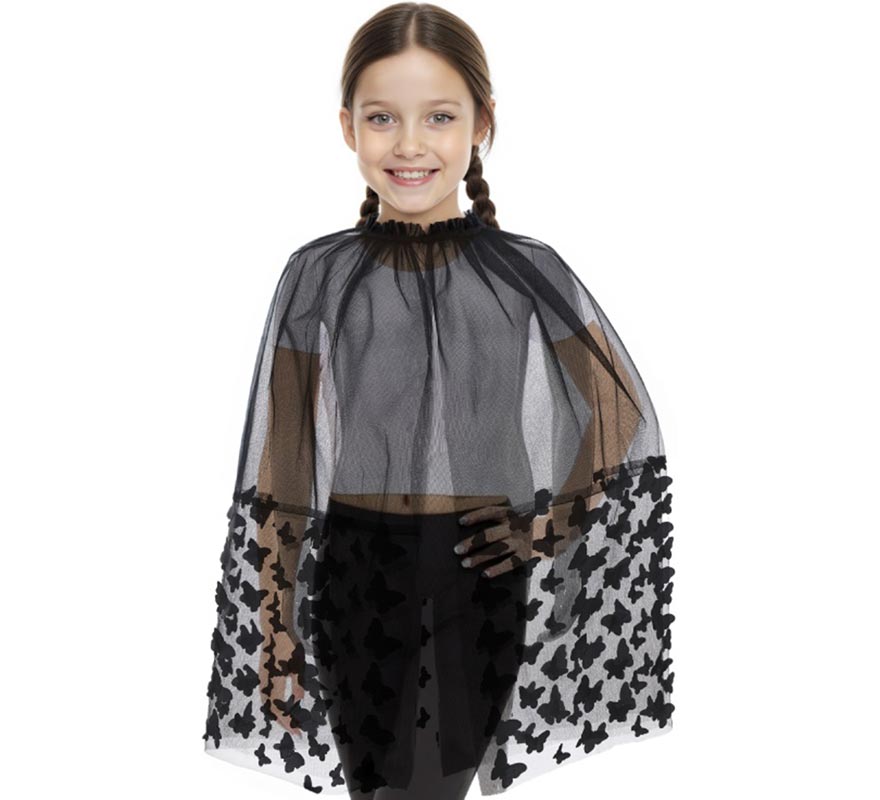 Translation missing: pt-PT.Capa de Tul con Mariposa 3D Infantil